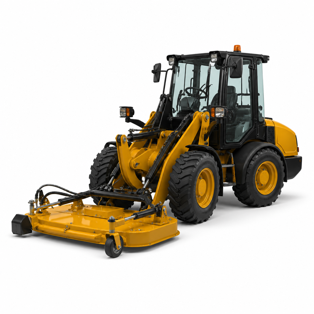 wheel loader-mower